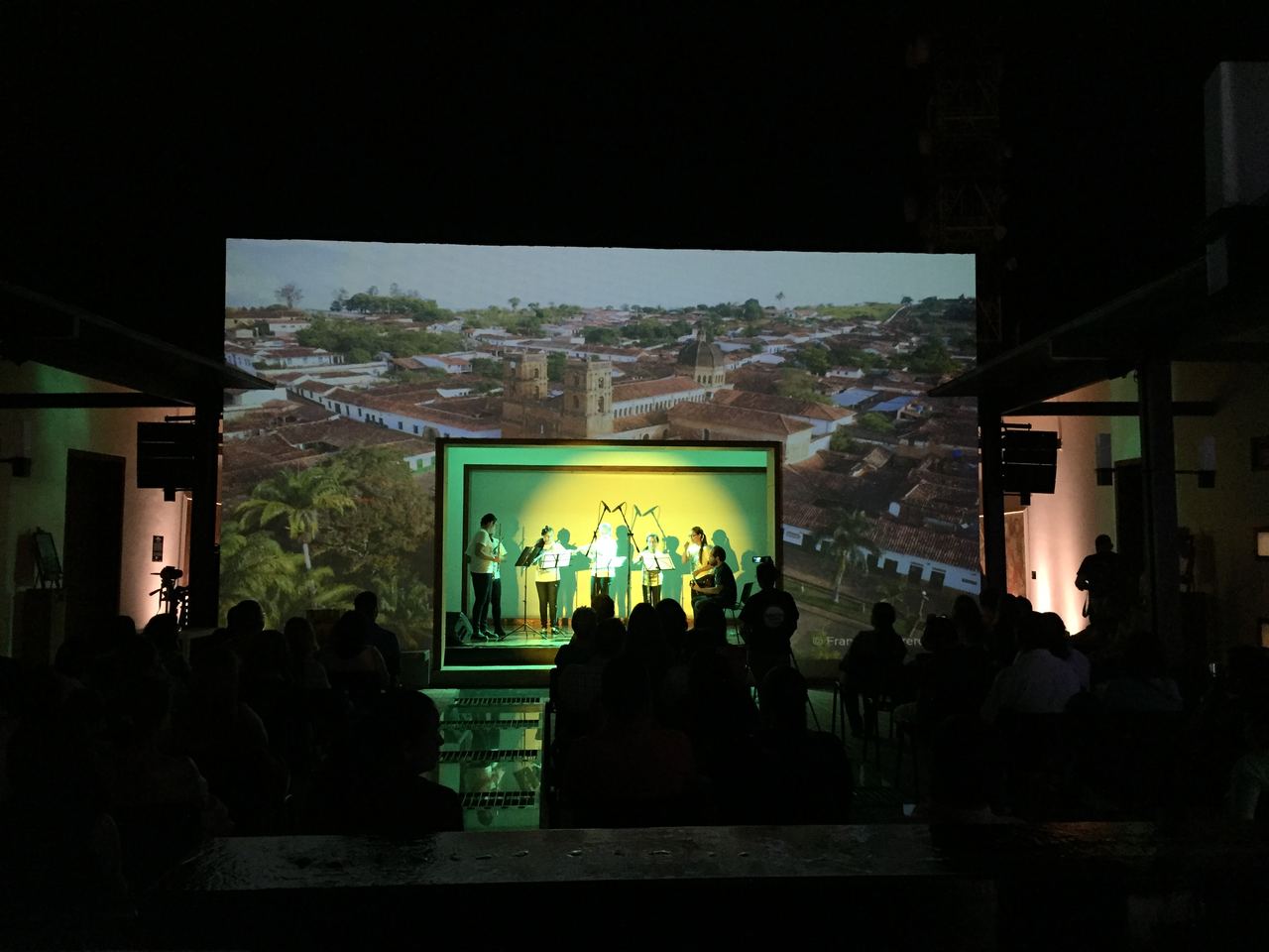 Proyección audiovisual del festival